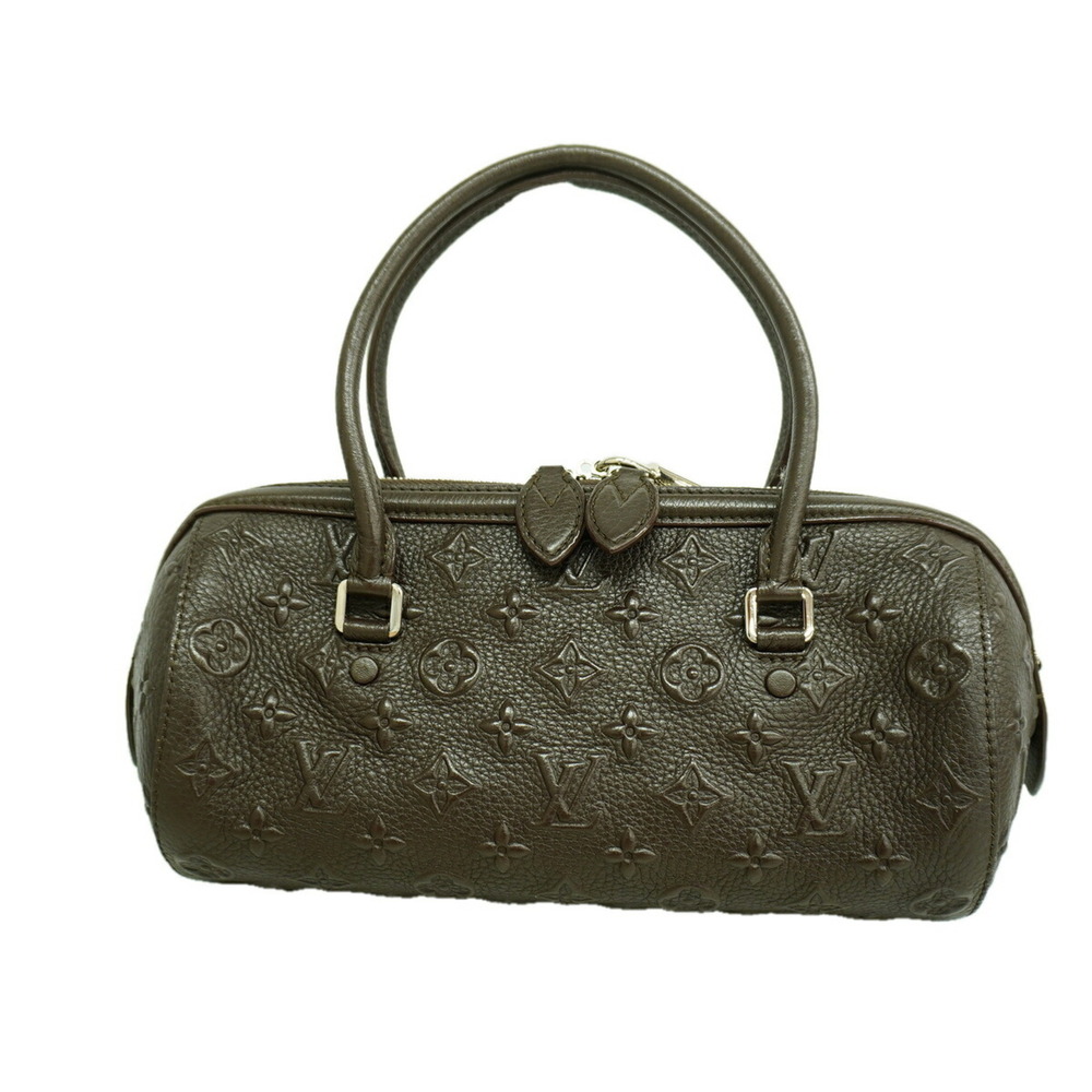 Louis Vuitton Monogram Revelation Papillon PM Handbag M40740 Marron Women's P...